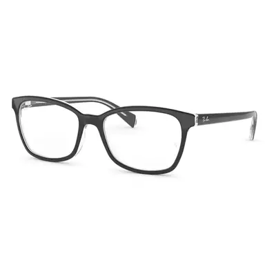 Ray-Ban RX5362 54MM Black on Transparent Butterfly Eyeglasses for