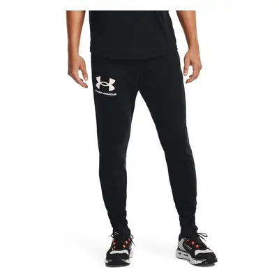 Under Armour Mens Rival Terry Joggers Black (001)/Onyx White Small