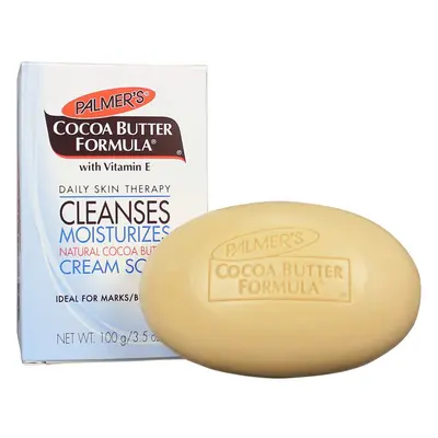 Cocoa Butter Formula with Vitamin E, Daily Skin Therapy Cream Soap 3.5 oz (Pack of 6)