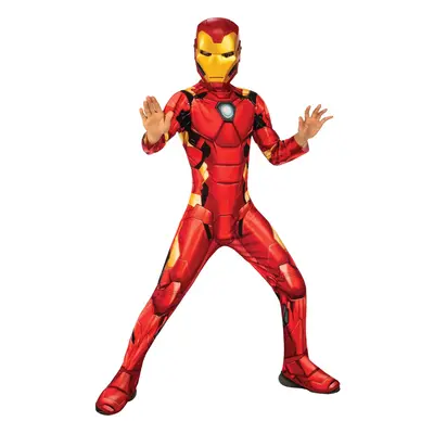 (3-4 Years, Red/Gold) Avengers Childrens/Kids Iron Man Costume Set