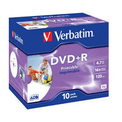 Verbatim DVD+R Wide Inkjet Printable ID Brand