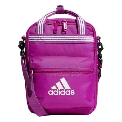 adidas Squad Insulated Lunch Bag Sonic Fuchsia PurpleWhite One Size