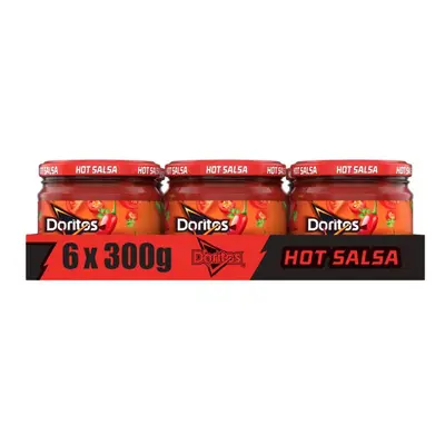 Doritos Hot Salsa Sharing Dip Tray 300g (Pack of 6)