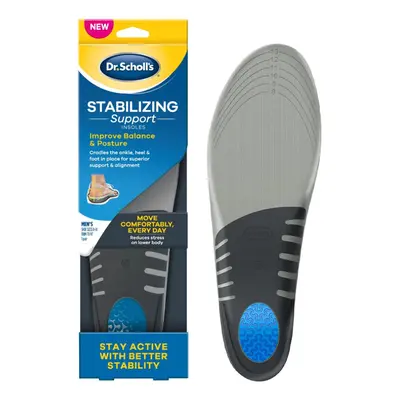 Dr. Scholl's Stabilizing Support Insole Improves Posture, Alignment & Balance. Added Arch Suppor