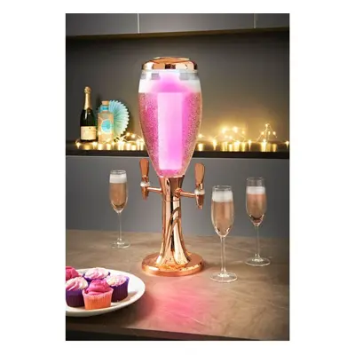 Big Chill Wine & Prosecco Tower With LED Light Great for parties 3L