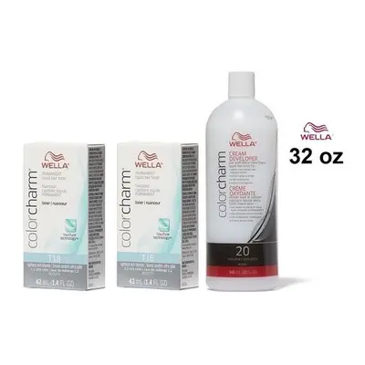 (T18+T18+Dev(Vol.20)32oz) Wella T18 Lightest Ash Blonde (BUY GET FREE)