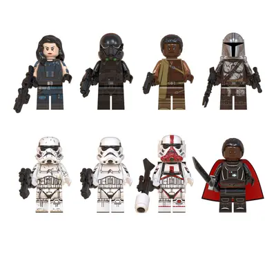 (Style A 8pcs) 8pcs/16pcs Star Wars Clone Soldiers Mini Doll Gift Suitable