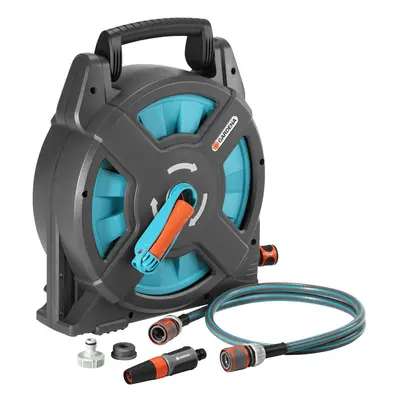 GARDENA Classic Hose Box Set: hose reel with m hose, space saving, perfect for camping, camper a