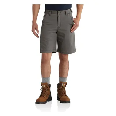 Carhartt mens Carhartt Men's Rugged Flex Rigby Shorts Gravel Regu