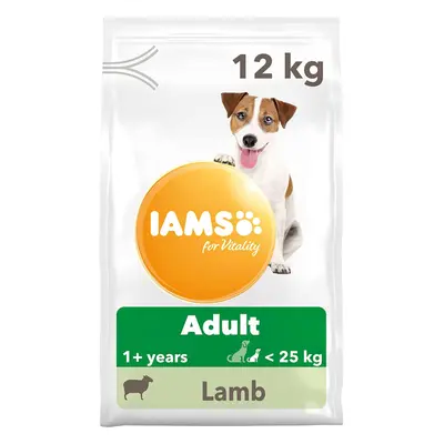 IAMS Complete Dry Dog Food for Adult 1+ Small and Medium Breeds with Lamb kg