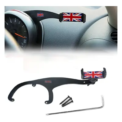 (2) Rotation Car Phone Mount Cradle Holder Stand for Mini Cooper