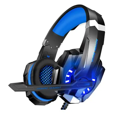 (Blue) Stereo Gaming Headset for PS4, PC, Xbox One Controller, Noise Cancelling Over Ear Headpho