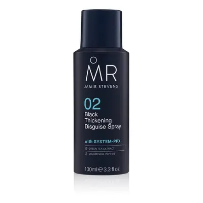 MR Black Thickening Disguise Spray for Men, Conceals Bald Patches and Thinning Hair + Protect Ap