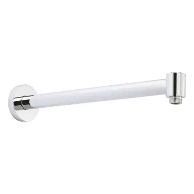 Contemporary Wall Mount Round Shower Arm - 328mm - Chrome