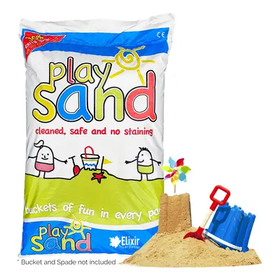 (6) Play Sand | Natural, Washed & Graded Children's Play Pit Sand | 25kg Bag | Quantities