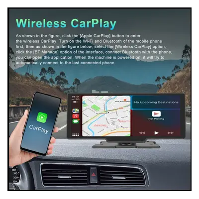 10.26Inch Wireless Carplay & Android Auto Car Stereo