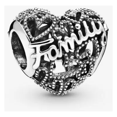 Pandora 798571C00 Family Heart Charm