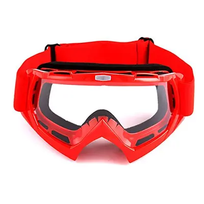 WOW Motocross ATV Dirt Bike Ski Snowboard MX Goggles Red