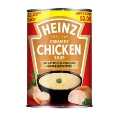 Heinz Cream of Chicken Soup 400g (Pack of 12)