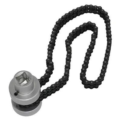 Oil Filter Chain Wrench - 1/2" Sq Drive - 60mm to 115mm Capacity - Double Chain