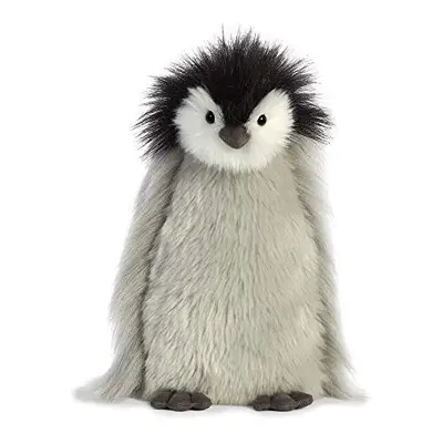 AURORA, Luxe Boutique, Milly The Baby Emperor Penguin,03510, Soft Toy, Grey, 11in, White and Bla