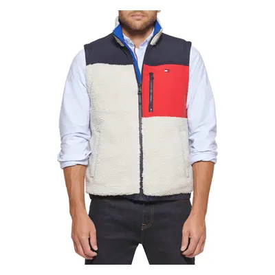 Tommy Hilfiger Mens Tommy Hilfiger Men's Vest Cream Xx-large Contras