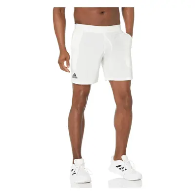 adidas Men's Standard Club Stretch-Woven Tennis Shorts White/Black