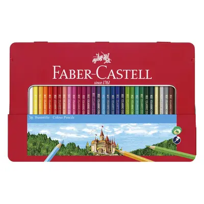 Faber-Castell Classic Colored Pencils Tin Set Vibrant Colors In Sturdy Metal Case - Premium Chil