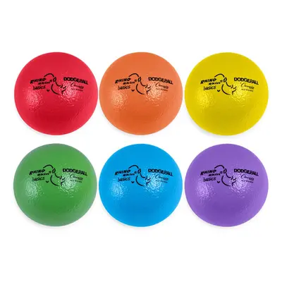 Champion Sports Rhino Skin Basic Dodgeball Set, 6"