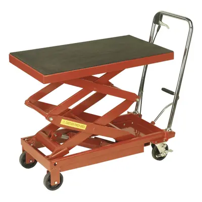 Sealey Hydraulic Scissor Lift Platform Table 300kg Capacity HPT400H