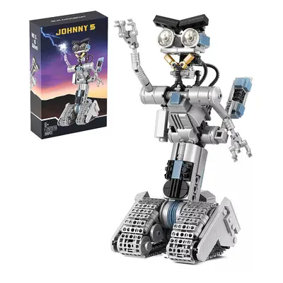 Johnny Robot Model Machine Action Figure Circuit Building Bricks Toy Kids Gift