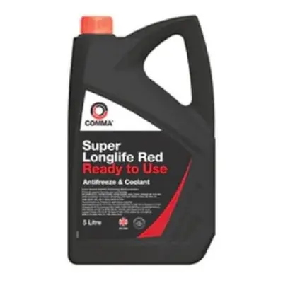 Comma SLC5L Super Red Ready to Use Antifreeze and Coolant, Litre