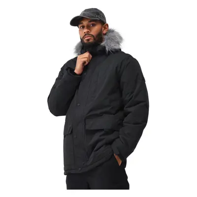 (XXL, Black) Regatta Mens Salinger IV Waterproof Weatherproof Parka Jacket Coat