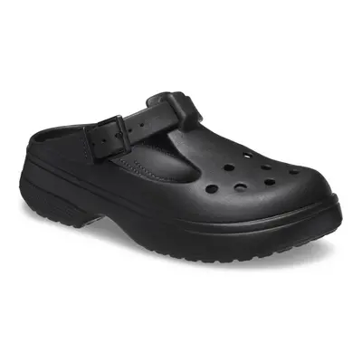 (Black, (Adults')) Crocs Classic Mary Jane Women's Black Clogs