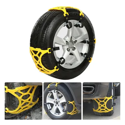 3PCS TPU Car Tire Snow Chain Wheel Tyre Anti-skid Belt Safety Chain