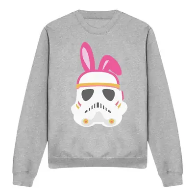 (S, Sport Heather) Star Wars Unisex Adult Easter Bunny Stormtrooper Sweatshirt