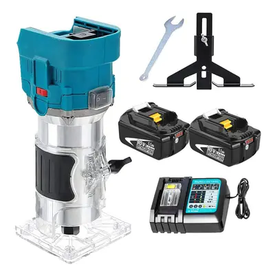 Repalce For Makita DRT50ZX4 18v LXT Brushless Cordless Router+2x5.5A Battery+Charger