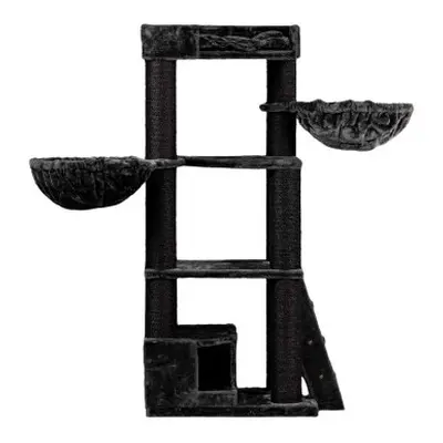 RHRQuality Cat Tree Corner Coon Blackline Dark Grey