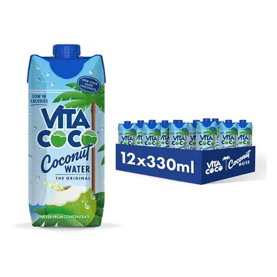 Vita Coco Pure Coconut Water 12x330ml, Naturally Hydrating, Packed With Electrolytes, Gluten Fre