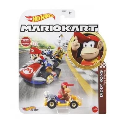 Hot Wheels Mario Kart Diddy Kong Figure