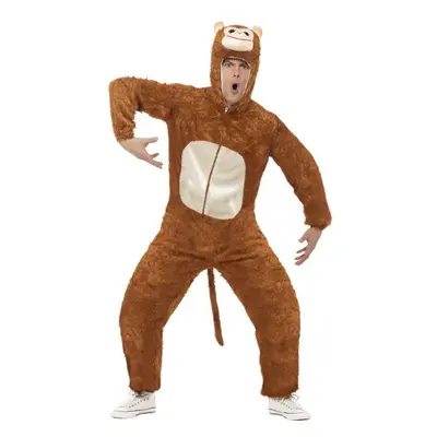 Large Adult's Monkey Costume - costume monkey fancy dress outfit animal adult mens ladies zoo un