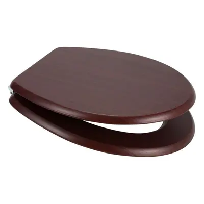 Mahogany (Red) MDF Wood Toilet Seat