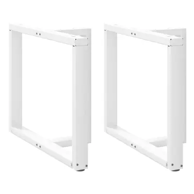 (white, x x (72-73) cm) vidaXL Dining Table Legs T-ShapedÃÂ Desk Legs Metal Furniture Legs pcs 