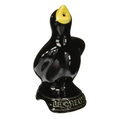 Le Creuset Stoneware Pie Bird Black with Yellow Beak