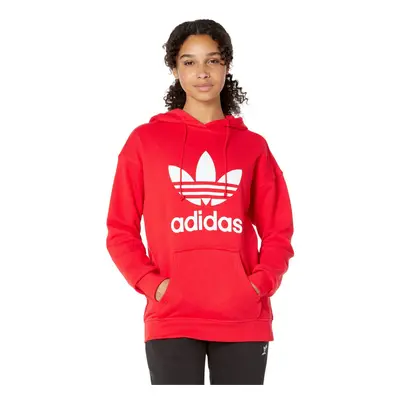 adidas Originals Women's Adidas Adicolor Trefoil Hoodie Vivid Red X