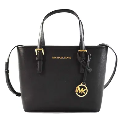 Michael Kors Carry All Jet Set Travel Womens Tote (BLACK)