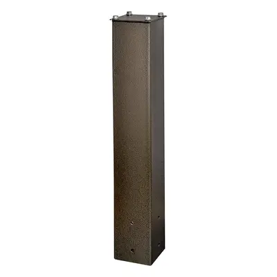 Mail Boss Surface Mount Bronze 27"" Steel Mailbox Post for Sidewalk or Concrete Roadside