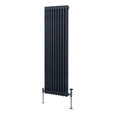 (1800mm x 472mm, Grey) Traditional Column Radiator Heater