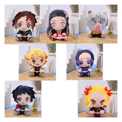 (7PCS-A+B+C+D+E+F+G) Demon Slayer Series Plush Children's Toy - 20CM