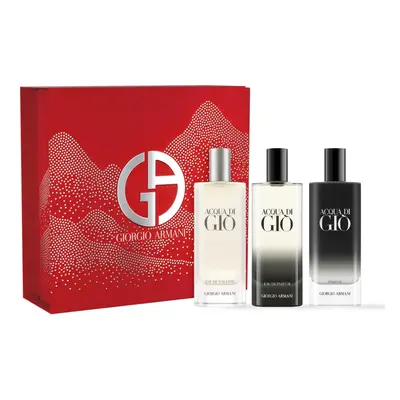 Giorgio Armani Mini Gift Set 15ml EDT, 15ml EDP & 15ml Parfum Gift Set